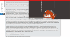 Desktop Screenshot of icon-society.org
