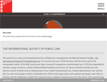 Tablet Screenshot of icon-society.org